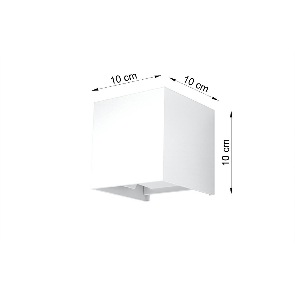 Kinkiet LUCA biały LED IP54